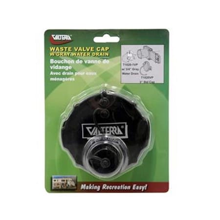 Valterra VALTERRA LLC T10201VP Bayonet Waste Valve Cap V46-T10201VP